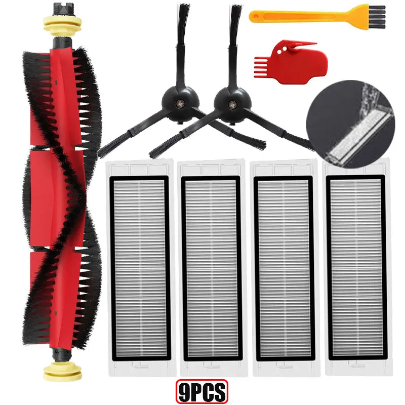 Новинка 2019 съемная основная боковая щетка фильтр инструмент для очистки роботов