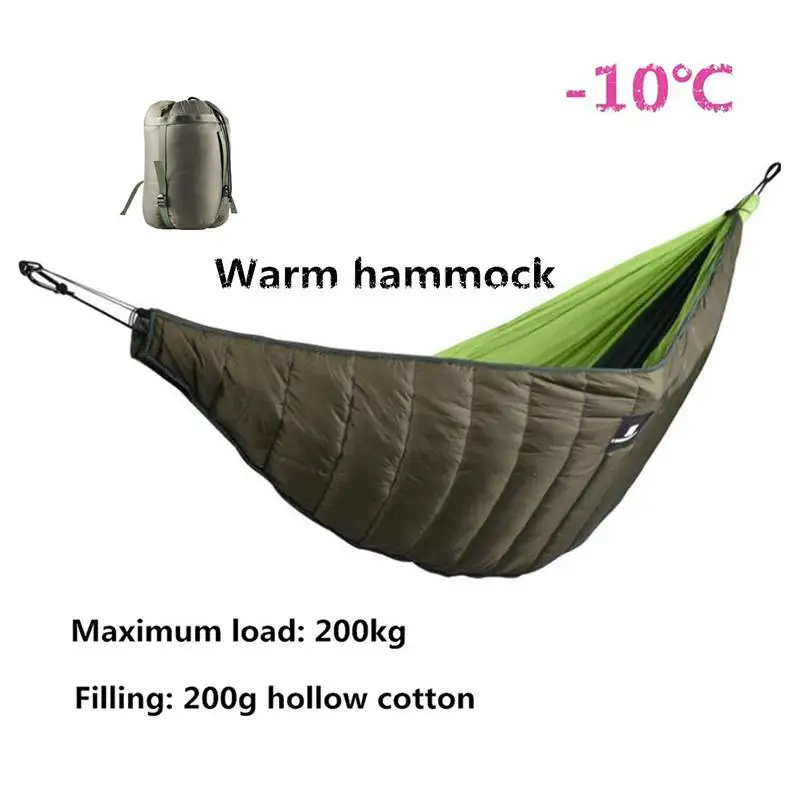 

Winter Warm Sleeping Bag Hammock Underquilt Sleeping Winter Warm Under Quilt Blanket for Outdoor Camping Hiking