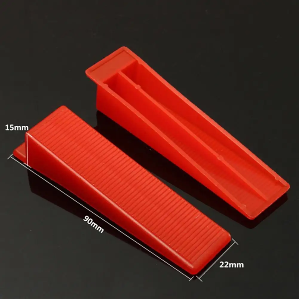 

100pcs/set Wear-resistant Tile Leveling Wedges Tile Wear-resisting Withstand Voltage Spacers for Flooring Leveler Locator