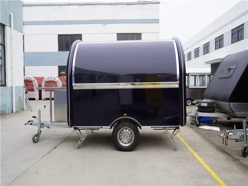 

Concession Food Trailer Food Truck 280x200cm RAL 5004
