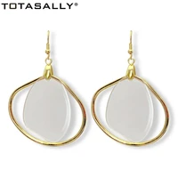totasally fashion chic earrings for women designed geo acrylic drop earrings lady evening party earrings dropshipping jewelry