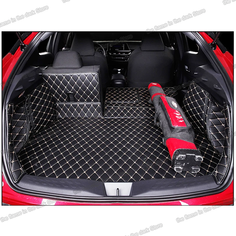 

for toyota c-hr leather car trunk mat cargo liner 2019 2020 2021 2022 e210 cover boot accessory auto interior chr AX10 AX50
