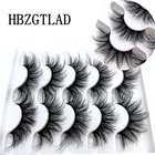 Ресницы норковые длинные, натуральные, 25 пар, пушистые ресницы