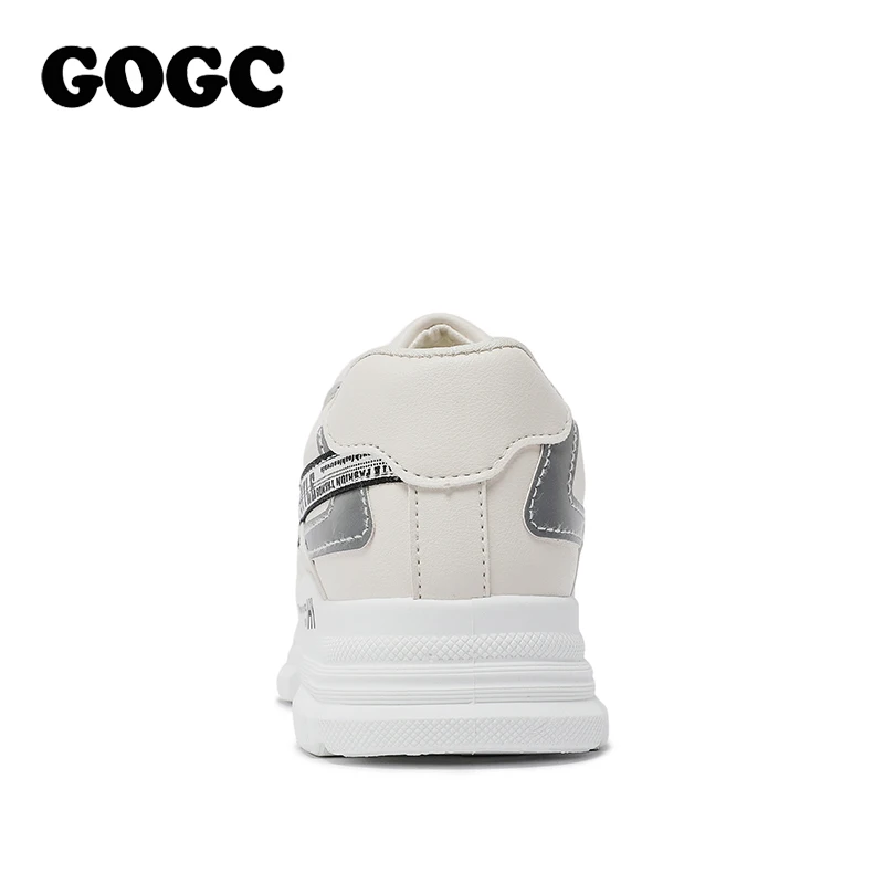 Женские кроссовки на платформе GOGC серые повседневные массивной модель G6809 весну