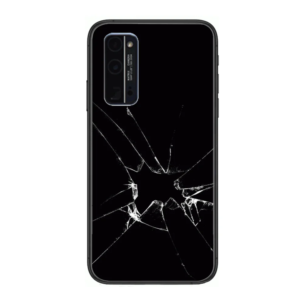 

Delicate Nice Phone Case Hull For Huawei Honor 8 9 10 20 30 A S Lite Pro 5g i Black Back Soft Cell Cover Pretty