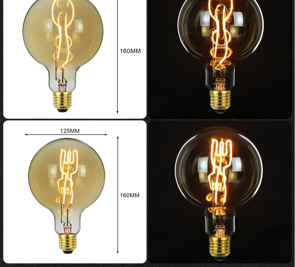 Марочные шарики edison домашняя декоративная светодиодная лампа накаливания 4 Вт с регулируемой яркостью G125Love Home Yes Note Copid's Arrow настольная лампа