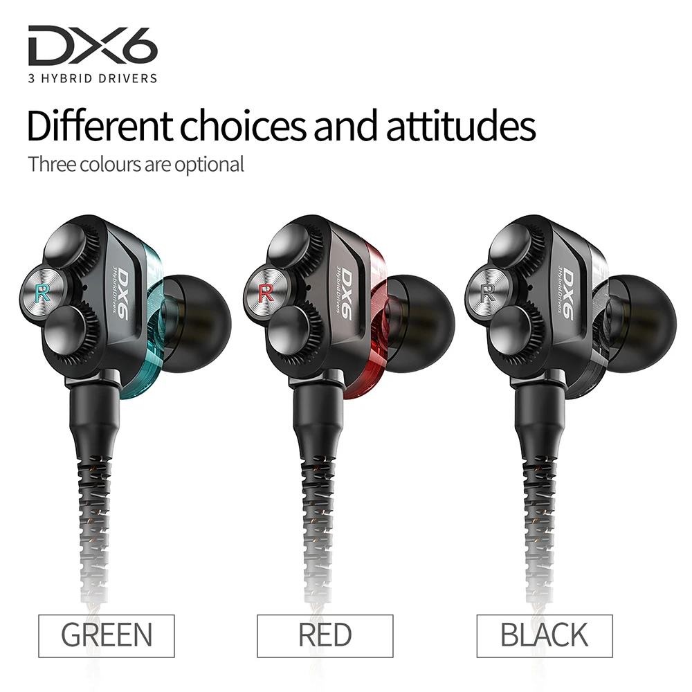 Plextone DX6 Bluetooth наушники три единицы 3,5 мм наушники-вкладыши спортивные стерео Бас HIFI Проводная гарнитура с MMCX кабелем для Xiaomi