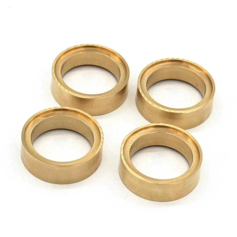 4 шт. латунные колёсные накладки на обод колеса для 1/18 FMS Toyota Fj Cruiser Land RC | Запчасти и