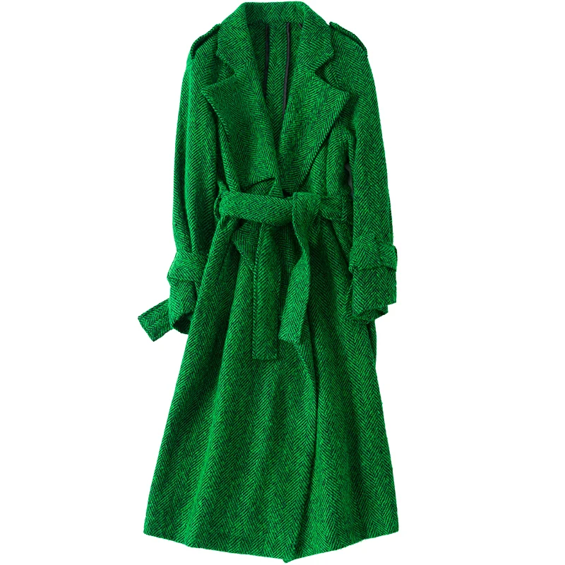 Женское пальто из натурального меха шерстяная куртка на весну и осень женская