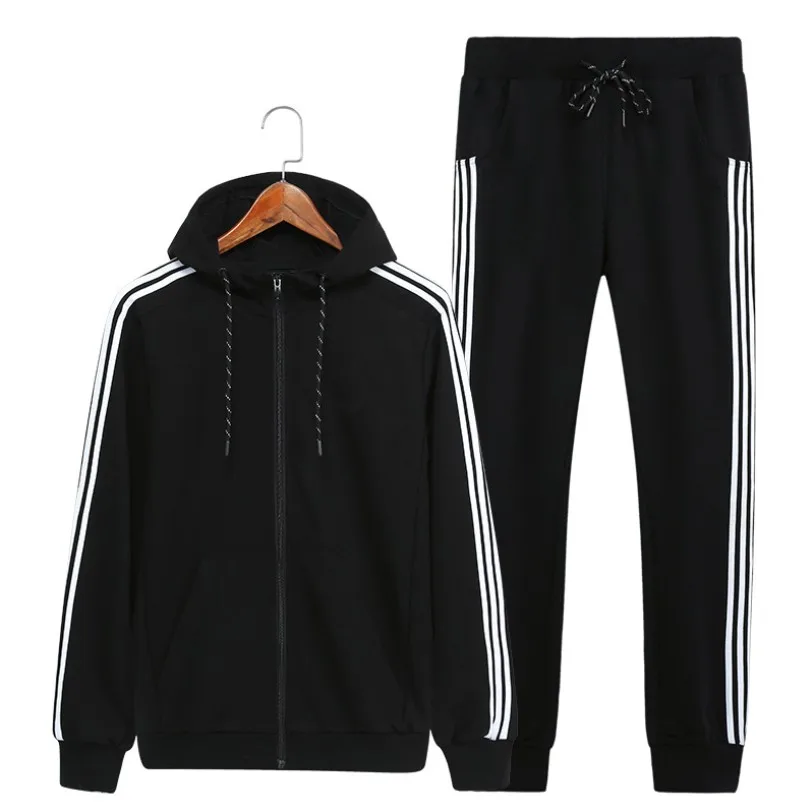 

Men's Suit sportswear mesh spot hooded 2021 new hot sale sportswear spring clothing streetwear hip-hop two-piece suit 3XL