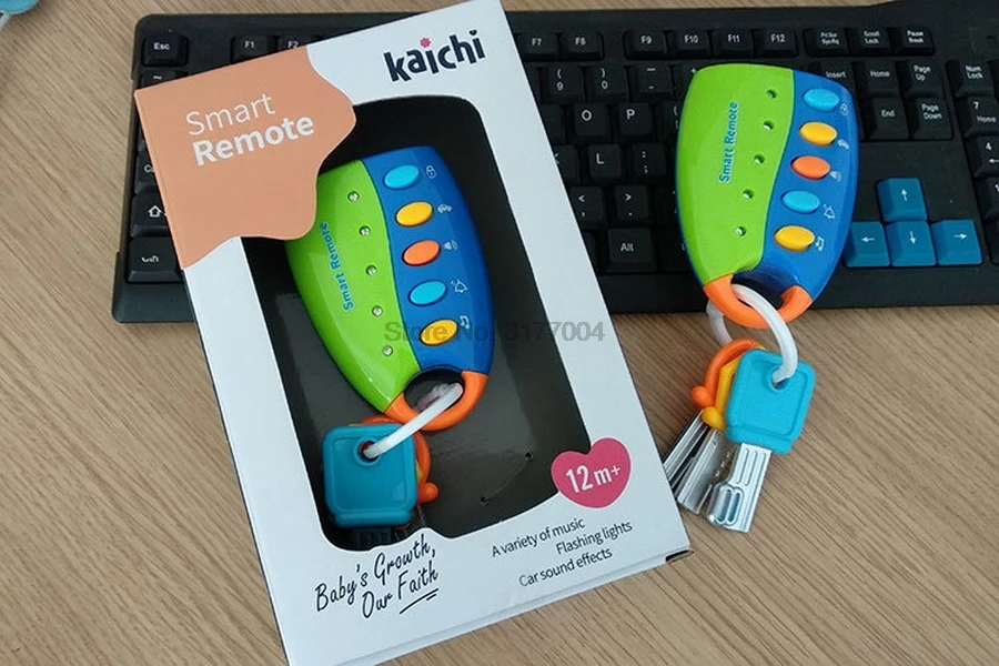 DHL 20 шт. Детские Обучающие музыкальные ключи для автомобиля голосовые игры умные