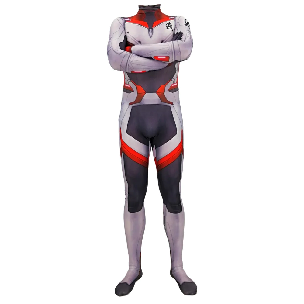 3D печать квантовый костюм игра косплей спандекс лайкра зентай боди комбинезон