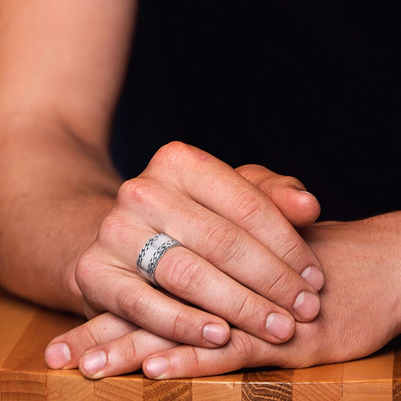 10 мм широкий мужской свадебный браслет из нержавеющей стали мужские ювелирные