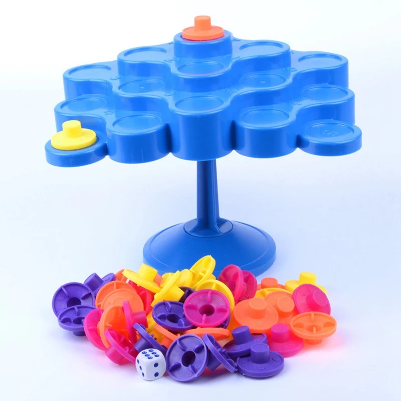 

Stackable Balance Tree Toy Game Kids Great Family Activity Board Game Toy Topple Balance Board Game