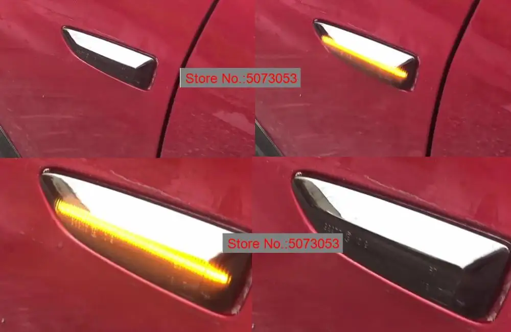 2 шт. Светодиодные поворотники для Opel Astra J K Zafira C Insignia B Grandland X|Сигнальная лампа| |