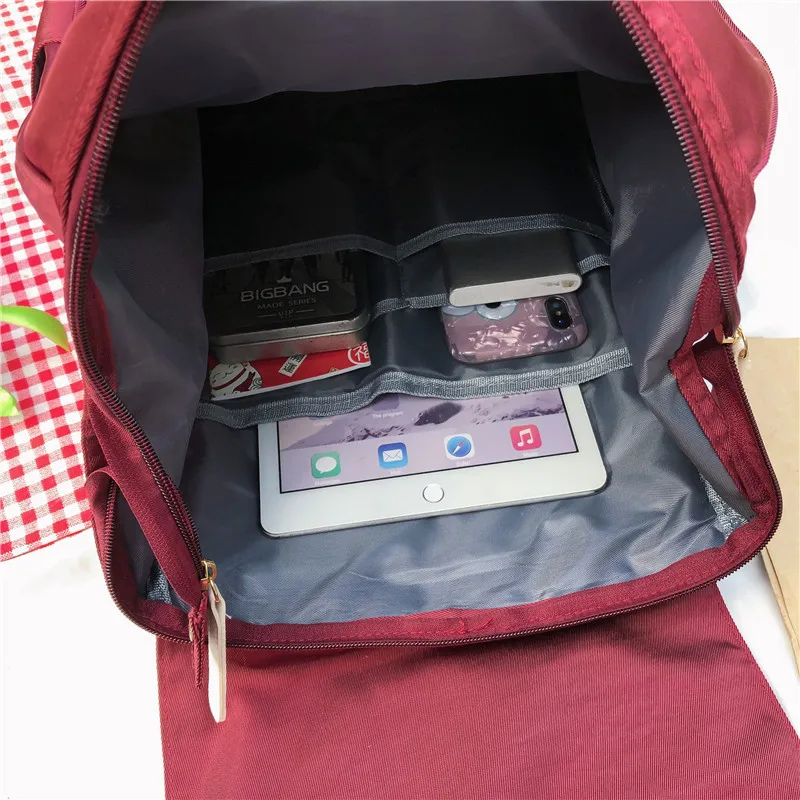 Простой вместительный дорожный рюкзак для женщин женский с несколькими