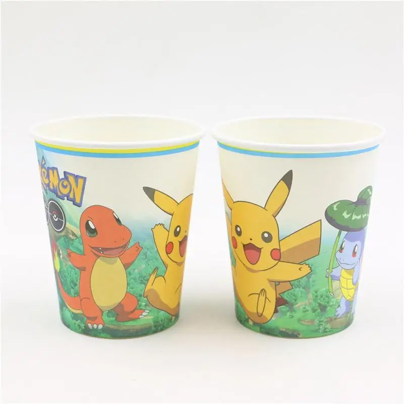 Одноразовые столовые приборы картон 10 шт./лот питьевые чашки/очки мультфильм