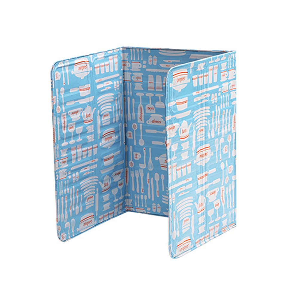 84x39cm blue 1 шт. анти-разбрызгиватель Щит Защитная перегородка для защиты от брызг масла брызгозащищенный инструмент для перегородки кухонная сковорода для приготовления пищи масло всплеск экран Защитные колпачки для газовой плиты - Цвет: 84x39cm blue
