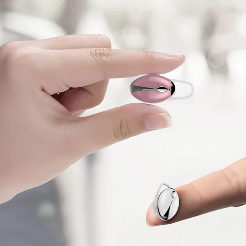 Мини Беспроводной Bluetooth наушники громкой связи стерео гарнитура с микрофоном