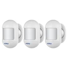 KERUI P831 3pcs 5pcs Mini PIR Motion Detector Wireless Alarm Sensor With Magnetic Swivel Base For G18 W18 W20 Home Security