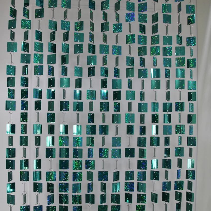 10 м DIY лазерные пайетки подвесные украшения модные занавески для интерьера дома
