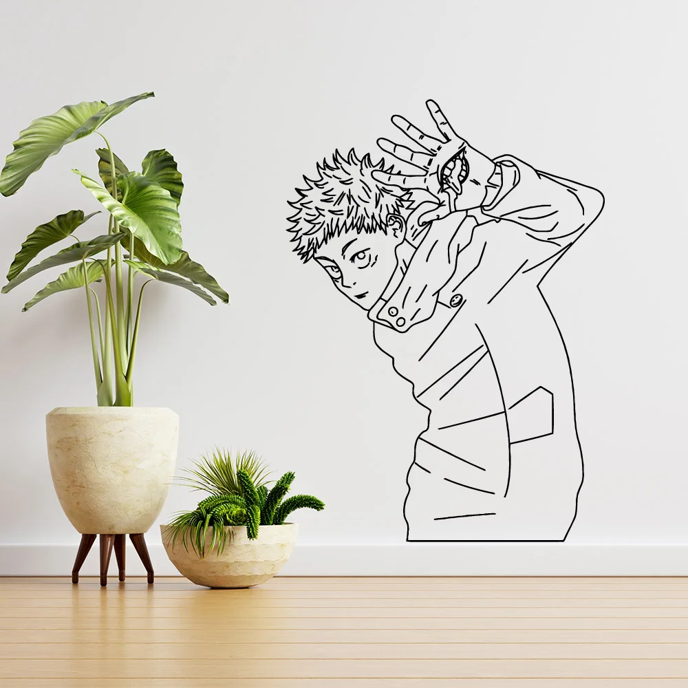 

Cartoon Jujutsu Kaisen Home Decor Wall Stickers For Kids Rooms Wall Art MURAL Drop Shipping