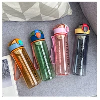 sports water bottle outdoor water bottle drop proofplastic portablefilter water cup dinkware camping bike bottle kitchen tools