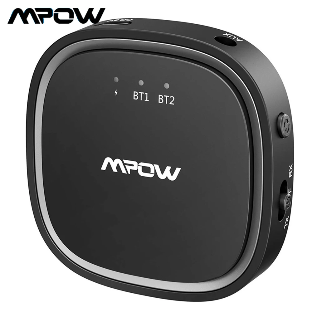 Mpow BH259 Bluetooth 5 0 передатчик беспроводной аудио адаптер приемник aptX LL HD CSR чип