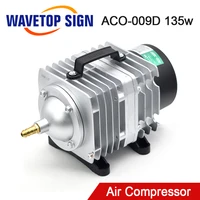 wavetopsign 135w air compressor 110v 220v electrical magnetic air pump for co2 laser engraving cutting machine aco 009d
