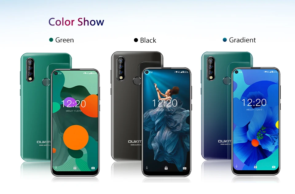 OUKITEL C17 Pro 6,3" 19:9 Android 9,0 мобильный телефон MT6763 Восьмиядерный 4 Гб ОЗУ 64 Гб ПЗУ отпечаток пальца 4 Гб 3900 мАч смартфон
