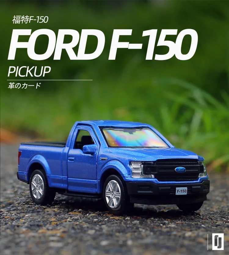 Детские игрушки литой металл коллекционные 1:36 автомобили Ford F 150 raptor пикап черный