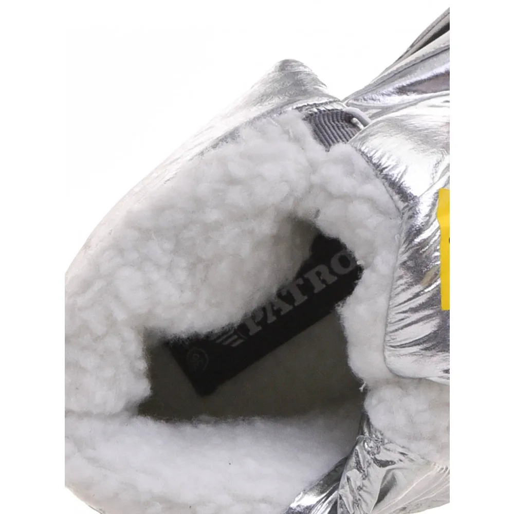 Женская обувь PATROL ботинки осень зима текстиль/искусственная кожа цвет серебро