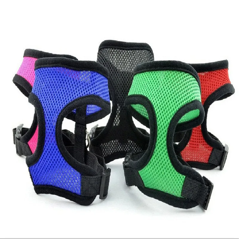 Регулируемая удобная мягкая воздухопроницаемая шлейка для собак жилет домашних