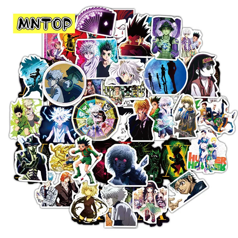 10/30/50Pcs/SET Cartoon Anime HUNTER x HUNTER Waterproof Stickers For Laptop Guitar Fridge Decal Scrapbook Skateboard Motorcycle