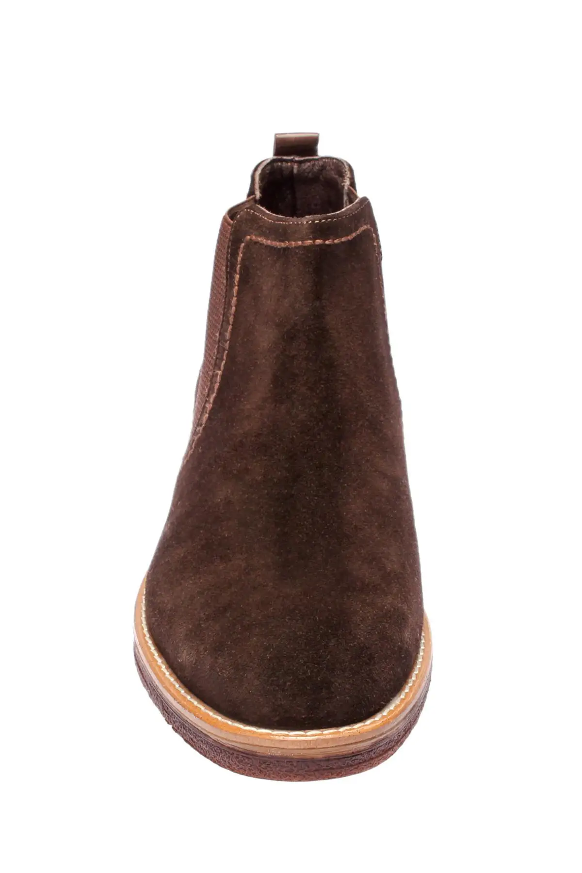 Жемчугом из натуральной кожи и замши коричневый Мужские ботинки 120130002872| |