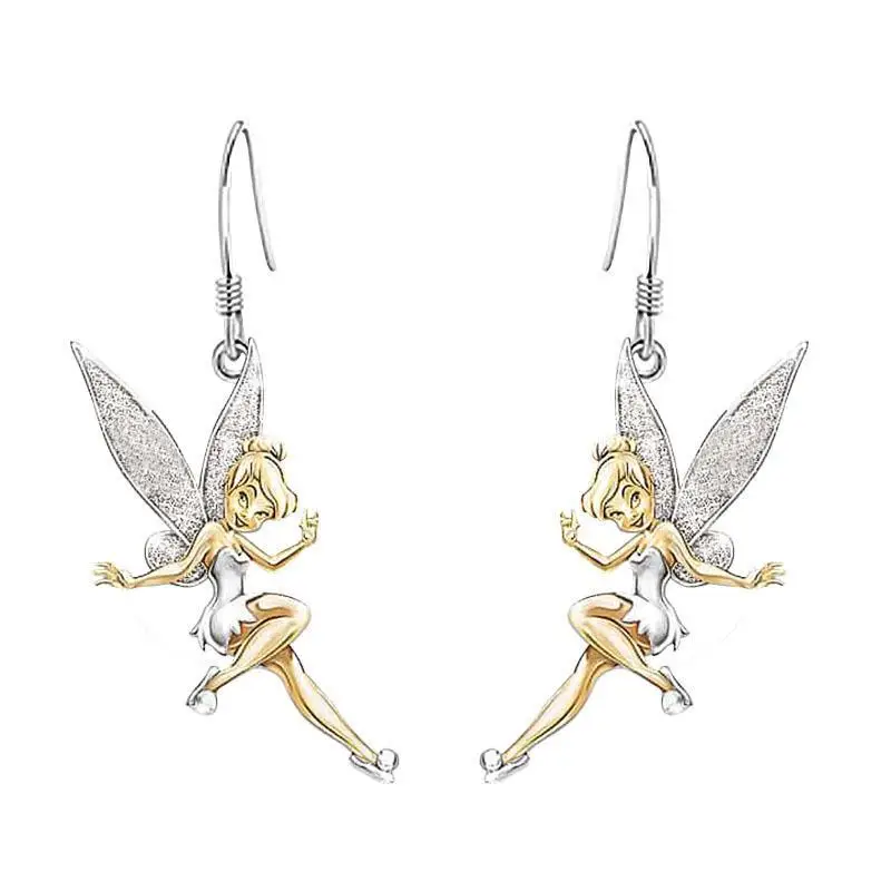 

Creative Women's Cute Little Fairy Series Jewelry Necklace Earrings Girls Party Prom Jewelry Holiday Gifts Wholesale