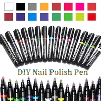 boluoyin one step gel nail varnish pen glitter 3 in 1 nail art color gel polish hybrid easy to use uv gel paint glue wholesale