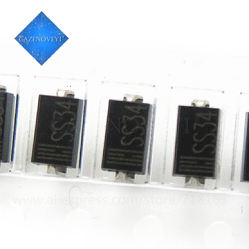 100 шт. SMA выпрямительный диод 1N5819 SS14 1N5822 SS34 SR160 SS16 1N5817 SS12 SR1100 SS110 SR360 SS36 SR240 SS24 SR2100 SS210