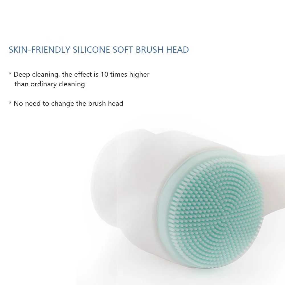 

Massage For Face Facial Massager Skin Care Tool Makeup Brushes Double Side Silicone Face Cleansing Brush Face Care Wash Product