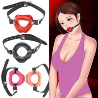 sex slave bdsm fetish silicone lips o ring open mouth gag bondage erotic toy new adult sex toys for women couple roleplay