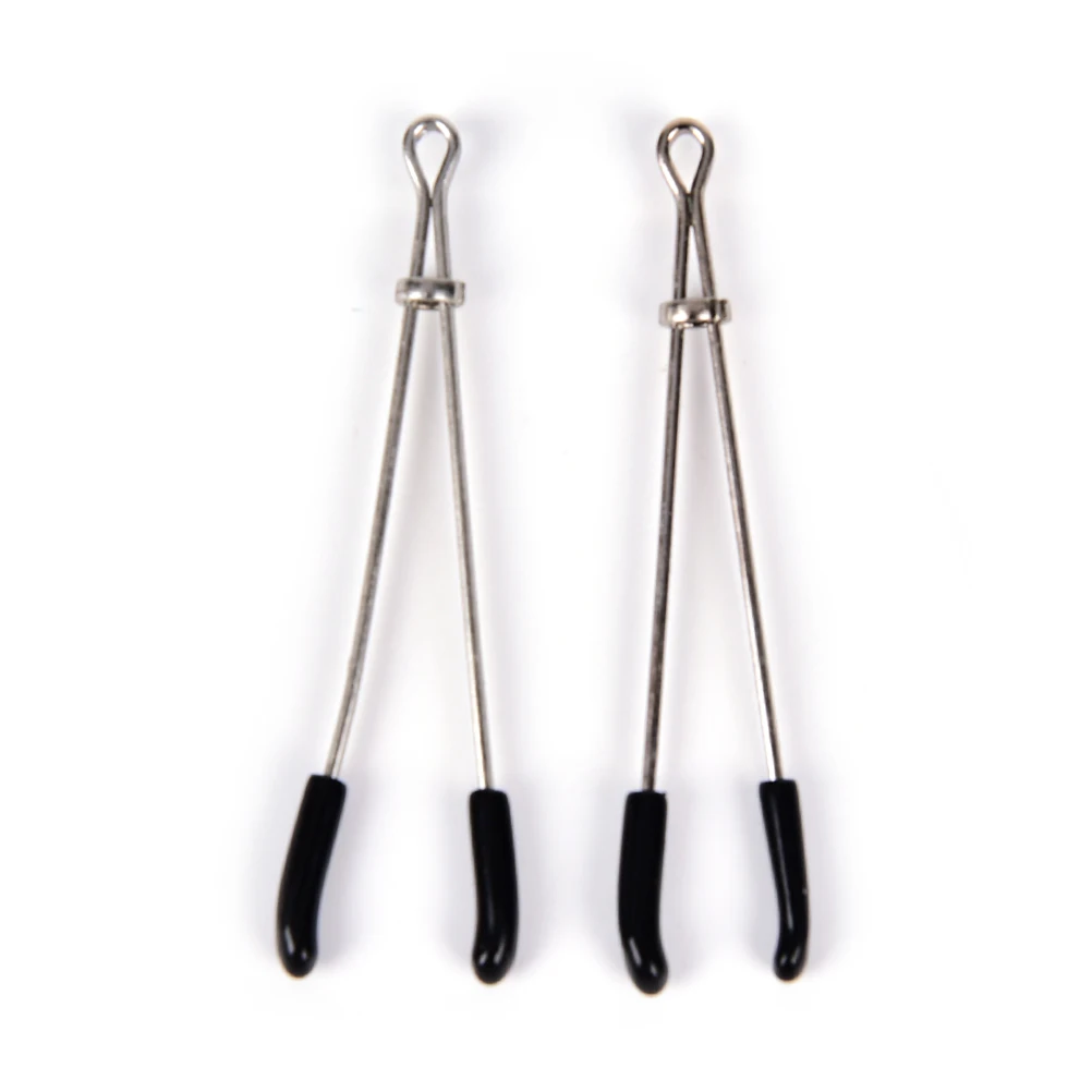 2PCS Female Sex Toy Erotic Steel Labia Labium Clamps Brease Nipple Clitoris Ear Clips Adult Game | Интимные товары