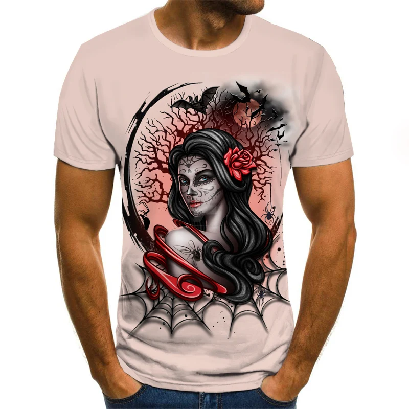 

Summer New 3d Printing Short-Sleeved Men's T-Shirt Simple Casual and Comfortable Street Shirt
