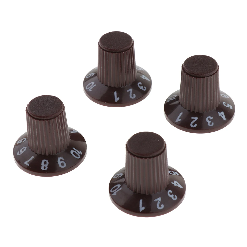 4pcs Guitar Amp Amplifier Knobs Top Hat for LP SG Electric | Спорт и развлечения