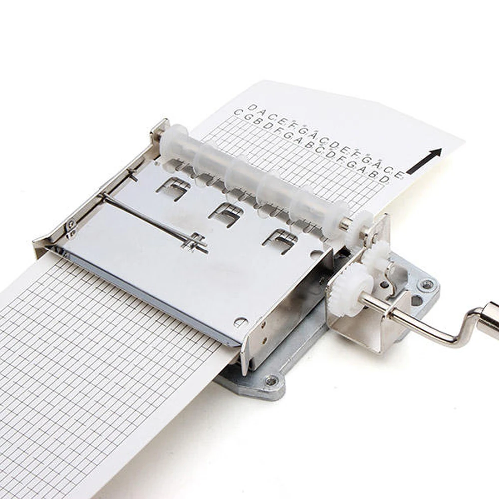 30 Примечание ленты рукоятка музыкальная Механическая Музыкальная шкатулка с