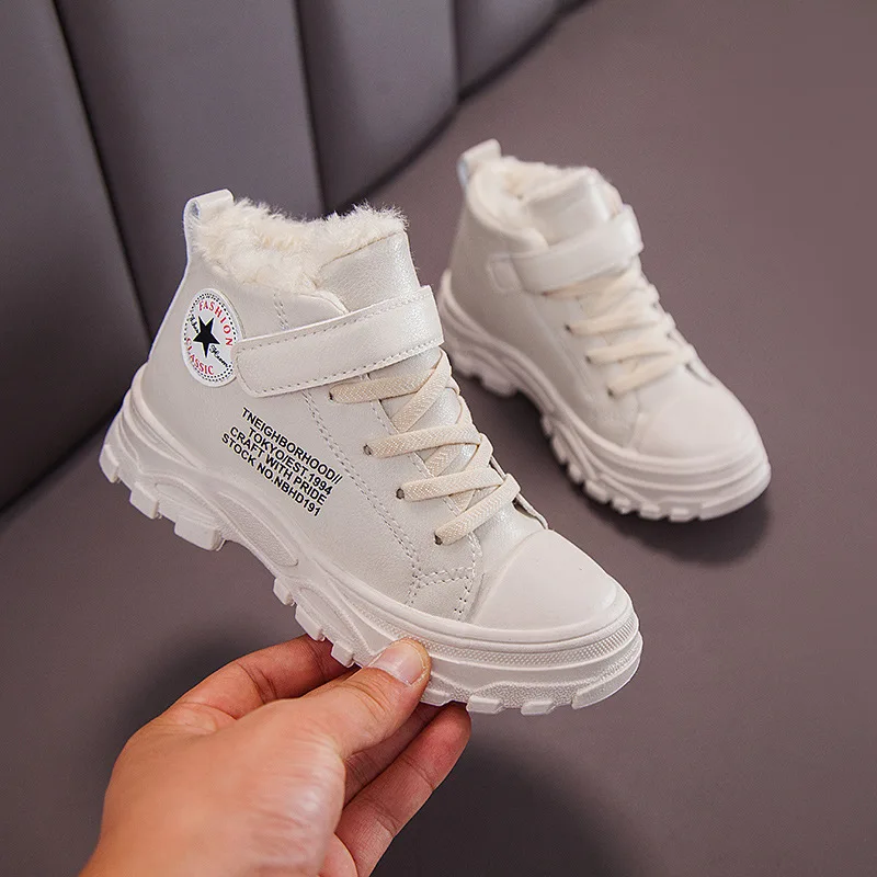 Детские ботинки обувь для малышей маленьких девочек и мальчиков зимние детские