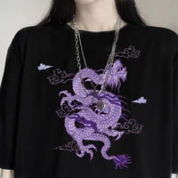 woman tshirts harajuku ropa mujer dragon kpop hip hop tops aesthetic oversized clothes vintage korean style femme t shirts
