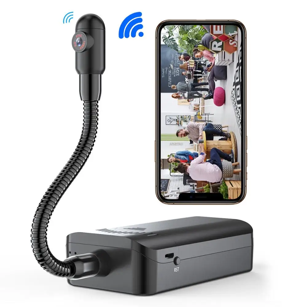 Беспроводная мини камера для домашней системы безопасности 1080P с Wi Fi|Компактные