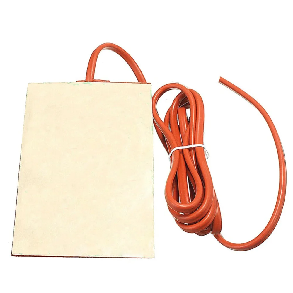 120 Вт 110 в автомобильный Грузовик двигатель нагреватель масляный поддон бак Нагреватель Колодки нагреватель Оранжевый Портативный блок гидравлический бак нагревательная пластина
