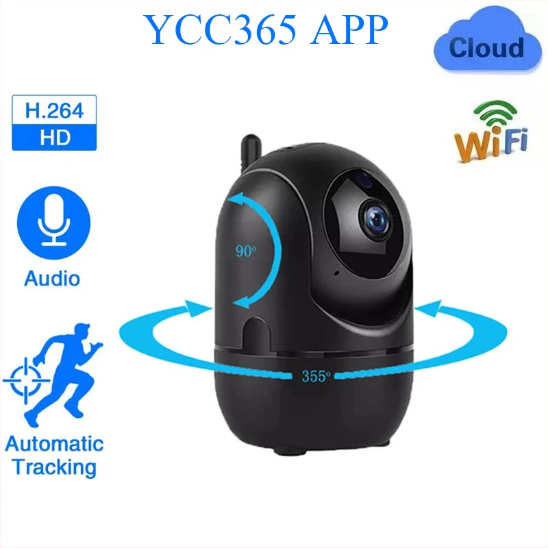 

Smart iP Camera HD 1080P Cloud Wireless Outdoor Automatic Tracking Infrared Surveillance Cameras With Wifi Camera YCC365 PLUS