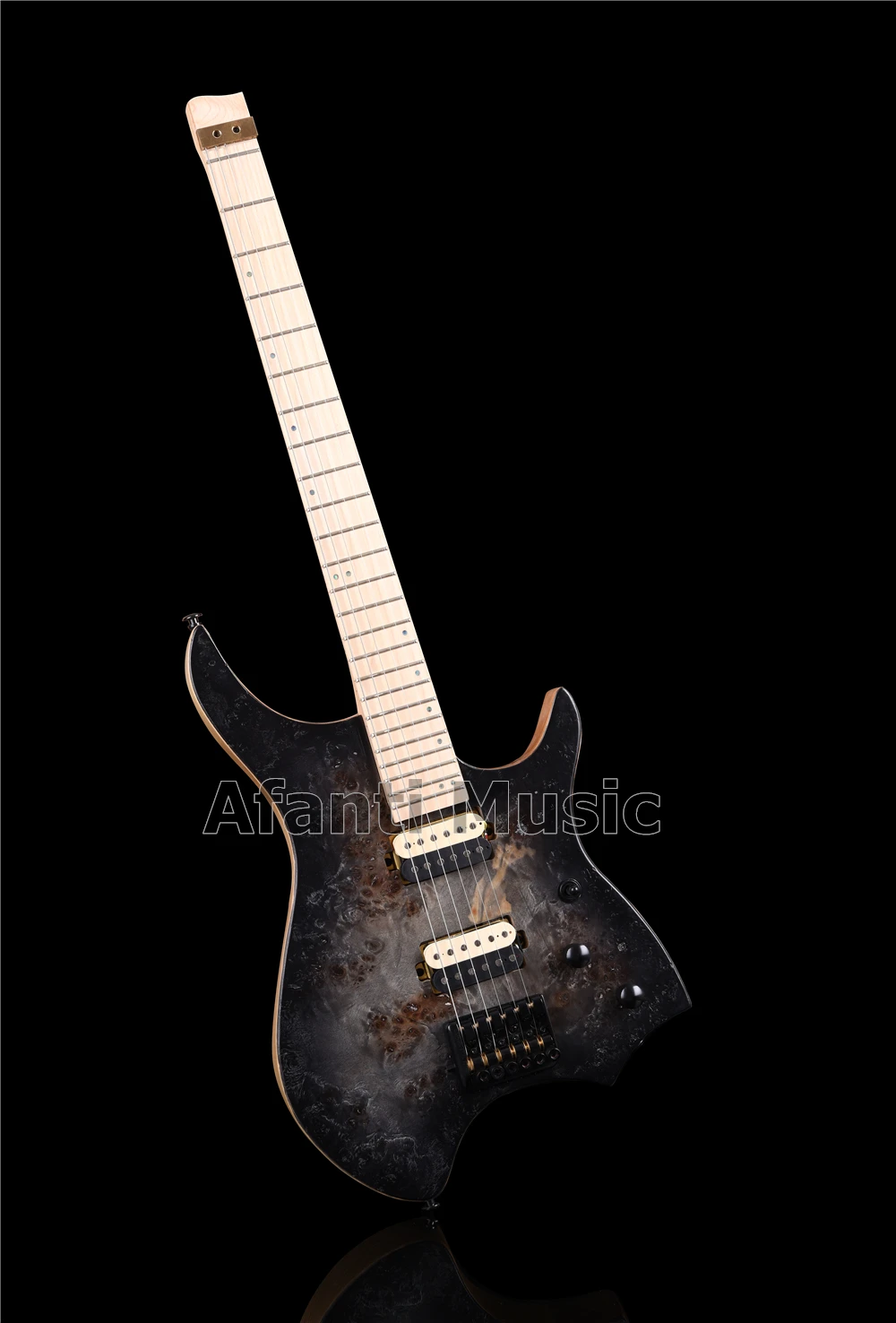 Afanti музыкальная фабрика Безголовый стиль Ash Body Электрогитара(AWT-724S